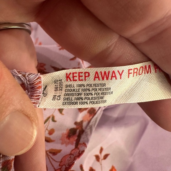 Free People On My Own Floral Satin Nightgown - Lilac Combo Women's SP - Picture 9 of 9